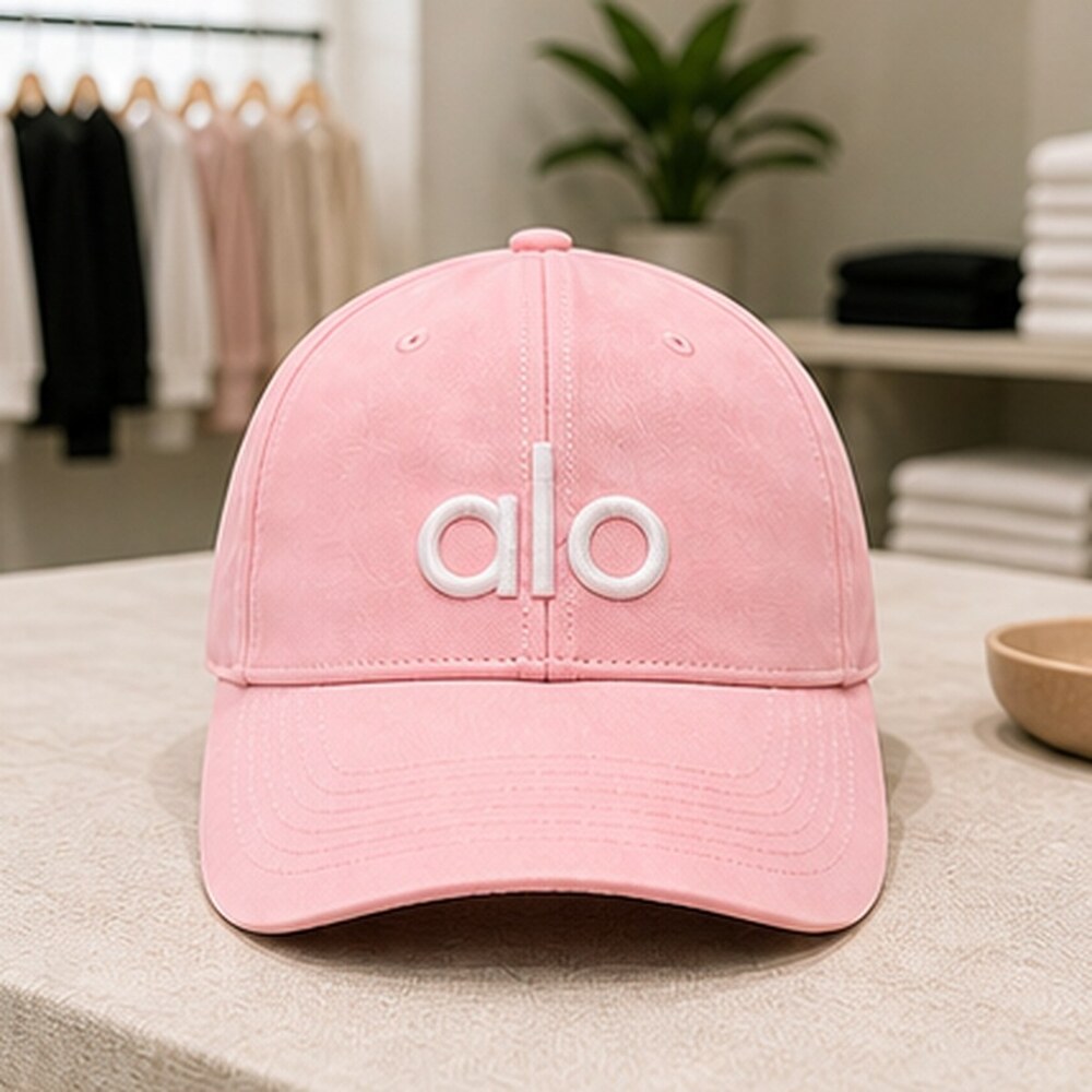 ALO Yoga Pink Casual Baseball Cap Hat OS